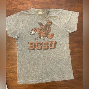 HOMAGE Heather Gray Tee with Orange BGSU Design